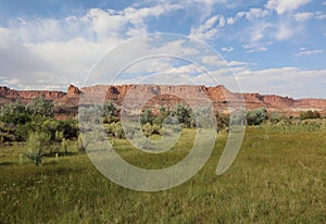 Rockformation in Capitol Reef National Park. Utah. United States photo