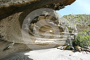 Rockformation at the Truman Walk