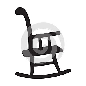 Rocking chair EPS vector file