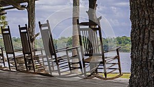 Rocking Chairs on the Back Porch