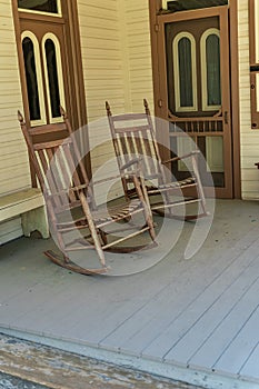 Rocking Chairs on Porch