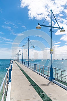 Rockingham foreshore jetty in front of the Cruising Yacht Club