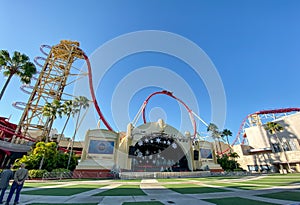 Rockit Rollercoaster at Universal Studios