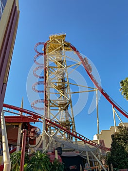 Rockit Rollercoaster at Universal Studios