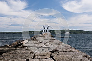 Rockland Breakwater Lighthouse photo