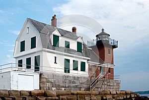 Rockland Breakwater Lighthouse in Maine photo