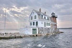 Rockland Harbor Breakwater Lighthouse