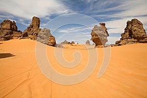 Rocks in Akakus, Libya