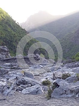 rocks of albanians mountains in prekal