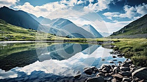 rocks alpine tundra landscape