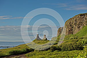 Rocks of the Barents Sea coast.