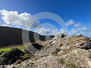 Rocks on the beach of Lynton & Lynmouth (Little Switzerland) civil parishes in England