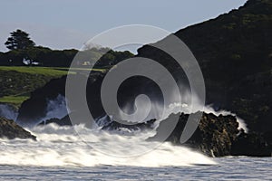 Between the rocks of the beaches of Asturias, in Llanes