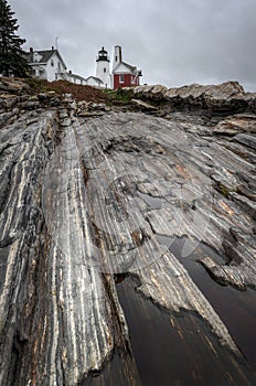 Rocks Below Pemaquid Point Lighthouse