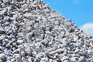 Rocks and blue sky