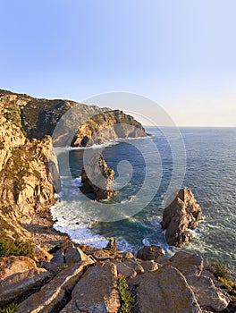 Rocks of Cabo da Roca coast