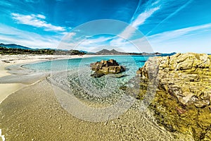 Rocks in Cala Sinzias