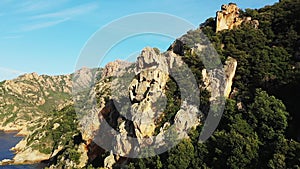 The rocks of the Calanques de Piana
