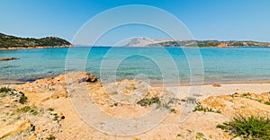 Rocks by Capo Coda Cavallo shoreline