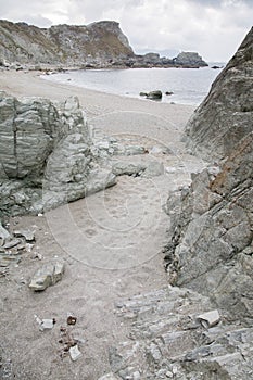 Rocks on Carro Beach; Galicia photo