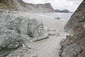 Rocks on Carro Beach; Galicia photo