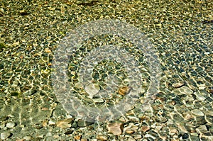 Rocks in clear river