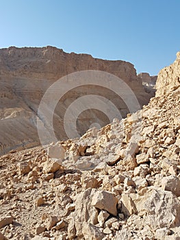 Rocks and cliffs in Masda national park