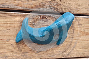 Rocks on climbing wall