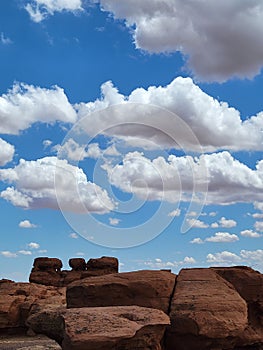 Rocks and Clouds in Arizona