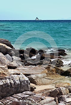 Rocks on coast