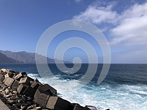Rocks on the coast of Agaete photo