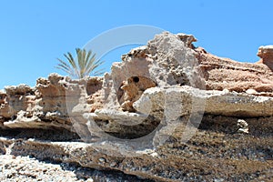 Rocks on the coast of mojacar-almeria