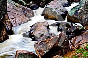 Rocks Colorado Rocky Mountain Stream