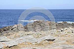 Rocks at Corrubedo coast photo