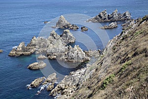 Rocks at Costa Xuncos; Loiba, Galicia photo