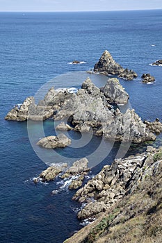 Rocks at Costa Xuncos; Loiba, Galicia photo