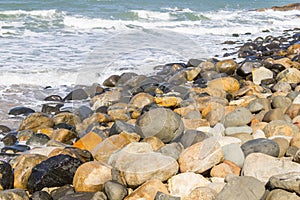 Rocks in Costao do Santinho beach