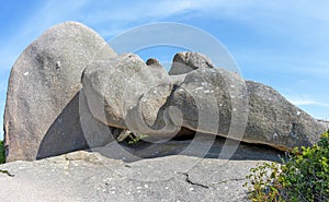 Rocks at the Cote de granit rose