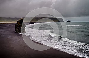 Rocks of Dyrholaey in Iceland