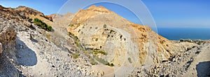 Rocks Ein Gedi in Israel near Dead Sea