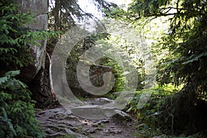 Rocks in the Fichtel Mountains photo