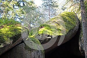 Rocks in the Fichtel Mountains