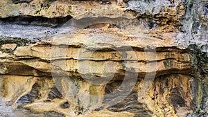 Rocks formations in Crystal Cave located in Sequoia National Park, California, USA