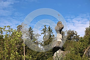 Rocks in Franconian Switzerland Bavaria Germany