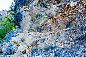 Rocks in a Goynuk canyon. Antalya province, Turkey