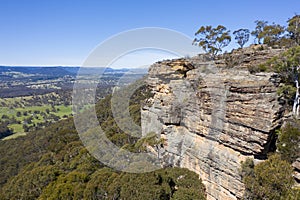 The rocks at Hassans Walls in the Central Tablelands in regional Australia