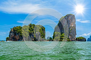 Rocks on James Bond island, Khao Phing Kan, Ko Tapu, Ao Phang-ng