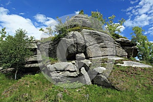 Rocks in Jizerske Hory photo