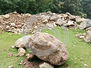 Rocks-Kashmir valley