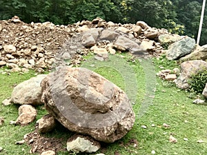 Rocks-Kashmir valley